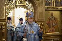 Архиерейское богослужение в Троицком храме Реутова