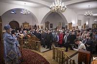 Архиерейское богослужение в Троицком храме Реутова