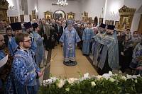 Архиерейское богослужение в Троицком храме Реутова