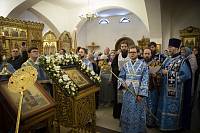 Архиерейское богослужение в Троицком храме Реутова