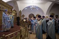 Архиерейское богослужение в Троицком храме Реутова