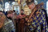 Архиерейское богослужение в Богородицерождественском соборе Орехово-Зуева