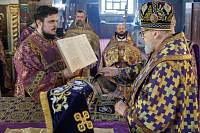 Архиерейское богослужение в Богородицерождественском соборе Орехово-Зуева