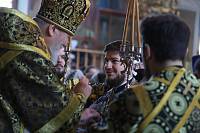 Архиерейское богослужение в Богоявленском соборе Ногинска 