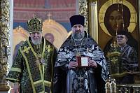 Архиерейское богослужение в Богоявленском соборе Ногинска 