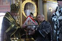 Архиерейское богослужение в Богоявленском соборе Ногинска 