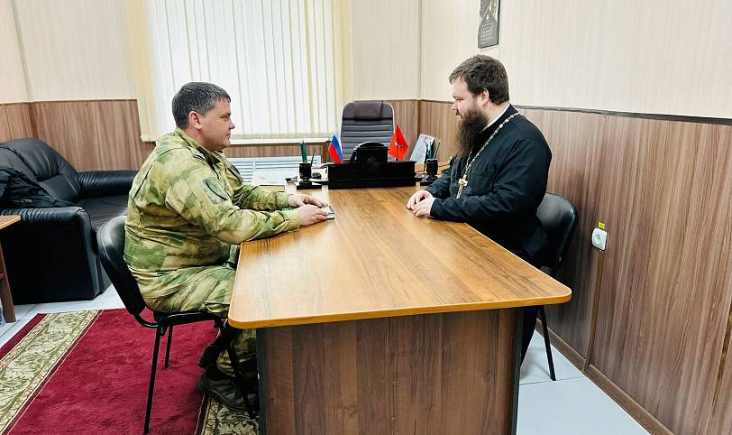 Рабочая встреча в воинской части Павлово-Посадского городского округа