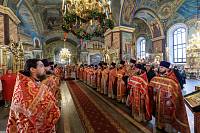 Архиерейское богослужение в Богородицерождественском соборе города Орехово-Зуево 
