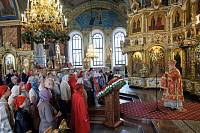 Архиерейское богослужение в Богородицерождественском соборе города Орехово-Зуево 