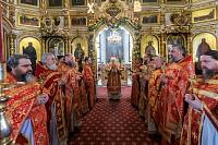 Архиерейское богослужение в Богородицерождественском соборе города Орехово-Зуево 
