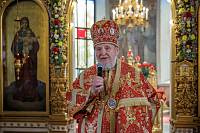 Архиерейское богослужение в Богородицерождественском соборе города Орехово-Зуево 