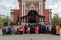 Архиерейское богослужение в Богородицерождественском соборе города Орехово-Зуево 