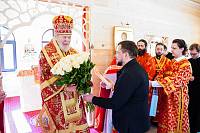 Архиерейское богослужение в храме Воскресения Словущего г. Шатура 