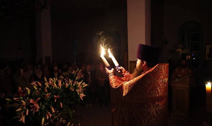 Пасхальный крестный ход в Павловском Посаде