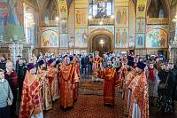 Архиерейское богослужение в Троицком соборе города Щёлково