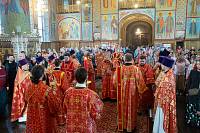 Архиерейское богослужение в Троицком соборе города Щёлково