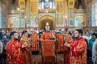 Архиерейское богослужение в Троицком соборе города Щёлково