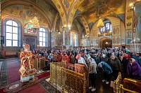 Архиерейское богослужение в Троицком соборе города Щёлково
