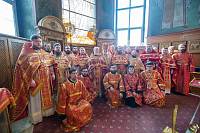 Архиерейское богослужение в Троицком соборе города Щёлково