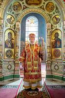 Архиерейское богослужение в Троицком соборе города Щёлково