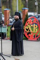 Пасхальный праздник на территории Георгиевского храма г. Орехово-Зуево