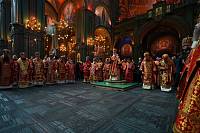 Патриаршее богослужение в главном храме Вооруженных сил России
