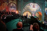 Патриаршее богослужение в главном храме Вооруженных сил России