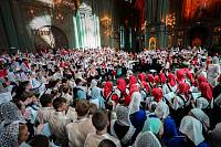 Патриаршее богослужение в главном храме Вооруженных сил России