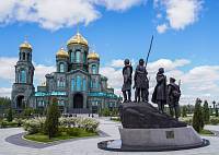 Патриаршее богослужение в главном храме Вооруженных сил России