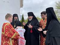 Архиерейское богослужение в Никитском Бывалинском женском монастыре