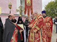 Архиерейское богослужение в Никитском Бывалинском женском монастыре