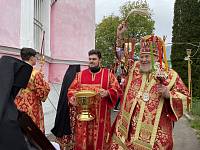 Архиерейское богослужение в Никитском Бывалинском женском монастыре