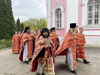 Архиерейское богослужение в Никитском Бывалинском женском монастыре