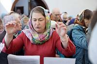 Престольный праздник в Георгиевском храме города Павловский Посад