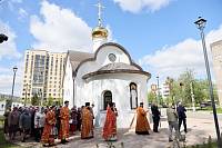 Престольный праздник в Георгиевском храме города Павловский Посад