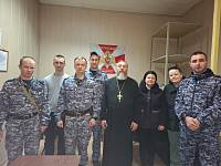 Духовная беседа в Отделе вневедомственной охраны Павловского Посада