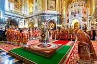 Патриаршее богослужение в Храме Христа Спасителя