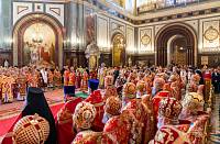 Патриаршее богослужение в Храме Христа Спасителя