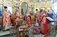 Соборное богослужение в Покровском храме города Щёлково