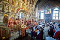 Соборное богослужение в Троицком соборе г. Щёлково