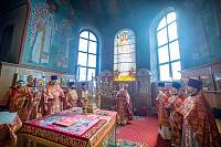 Соборное богослужение в Троицком соборе г. Щёлково