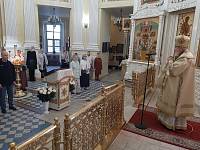 Архиерейское богослужение в Преображенском кафедральном соборе Балашихи 