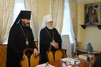 Заседание Архиерейского совета Московской митрополиии