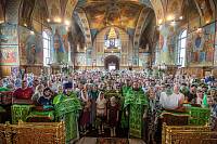 Престольный праздник в Троицком соборе Щёлкова