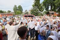 Престольный праздник в Вознесенском храме города Павловский Посад