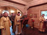 Престольный праздник в воинском Димитрие-Донском храме микрорайона Северный