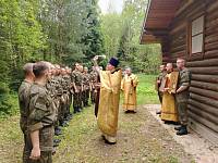 Престольный праздник в воинском Димитрие-Донском храме микрорайона Северный