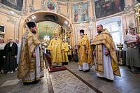 Архиерейское богослужение в Покровском храме города Щёлково