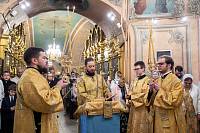 Архиерейское богослужение в Покровском храме города Щёлково