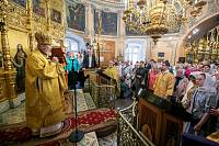 Архиерейское богослужение в Покровском храме города Щёлково